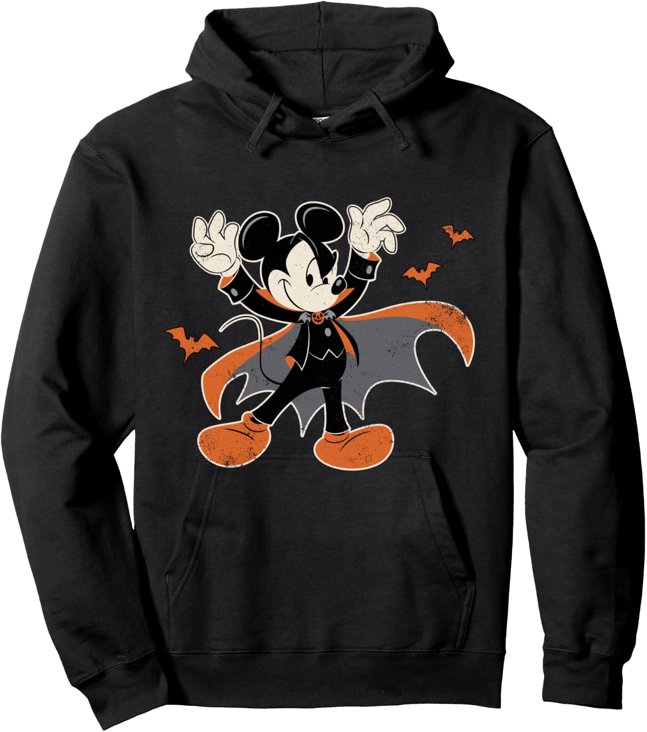 Disney Mickey Mouse Spooky Dracula Costume Halloween Hoodie - Hoodie | Black