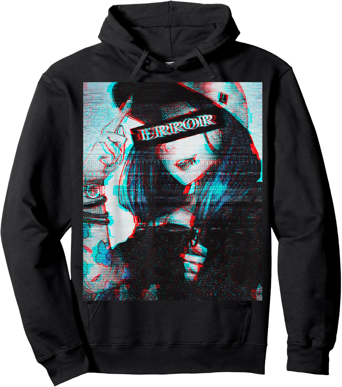 Sad Boys Girls Japanese Retro 80s 90s Futurism Anime Retro Hentai Hoodie - Hoodie | Black