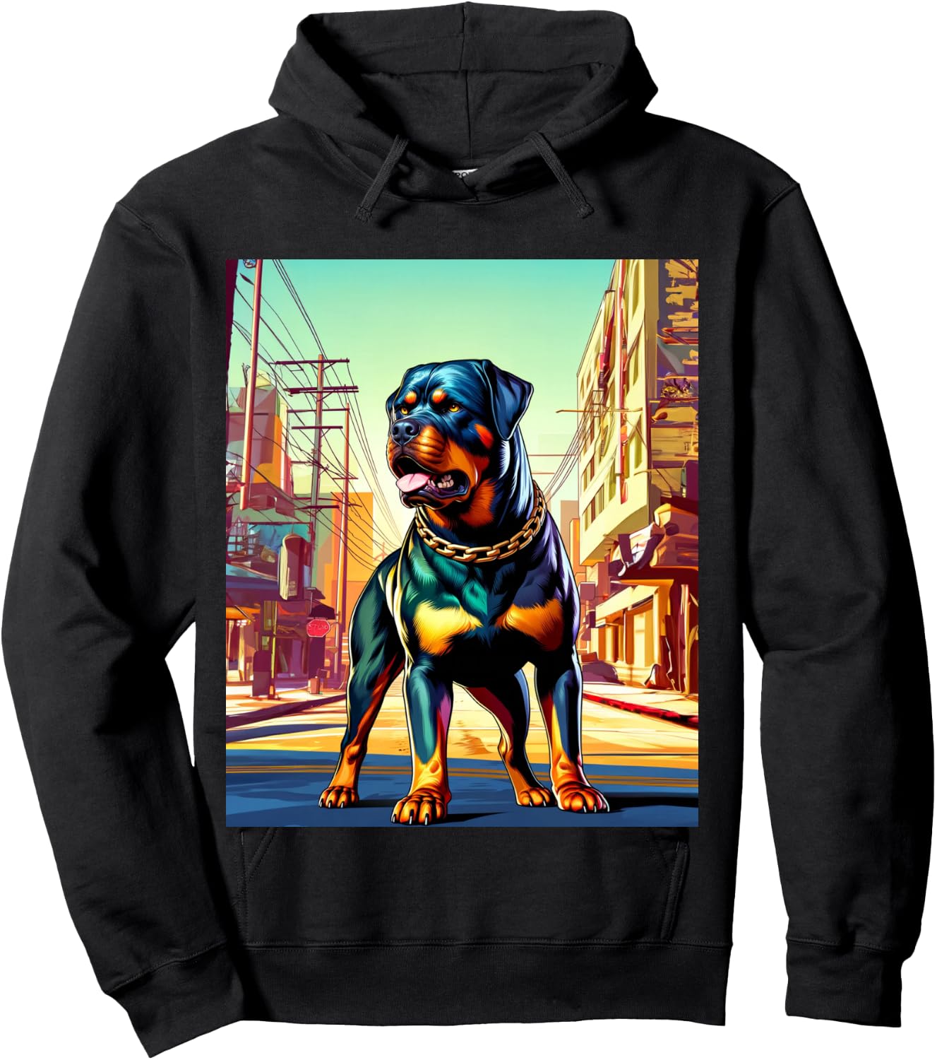 GTA Rottweiler Style Hoodie - Hoodie | Black