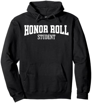 Honor Roll Student Hoodie - Hoodie | Black