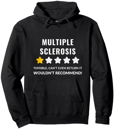 Ms Awareness Support Apparel Multiple Sclerosis Wouldn't Recommend Funny , Small, Black Hoodie - Hoodie | Black