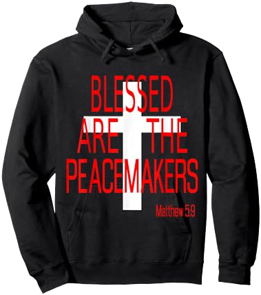 Blessed Are the Peacemakers Religious Hoodie - Hoodie | Black