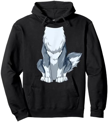Easy Wolf Costume Wolf Body Headless Wolf Costume Hoodie - Hoodie | Black