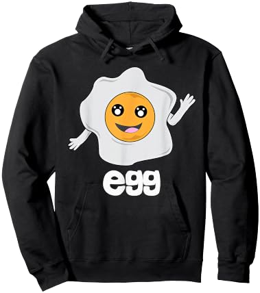 Funny Bacon And EGG Duo Valentines Halloween Easy Costume Hoodie - Hoodie | Black
