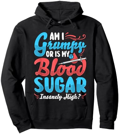 Am I grumpy or is my blood sugar - Type 1 Diabetes Hoodie - Hoodie | Black