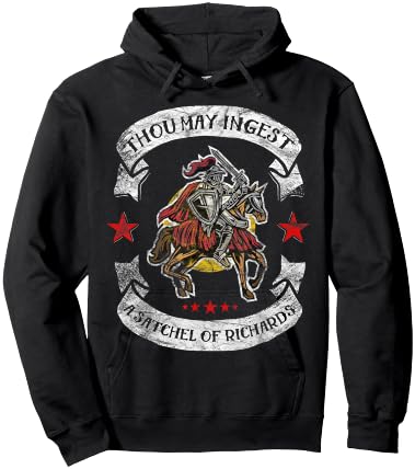 Eat a Bag of Dicks - Though May Ingest a Satchel of Richards Hoodie - Hoodie | Black