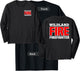 Wildland Fire Rescue Department Firefighters Firemen Uniform T-Shirt - T-Shirt | Black