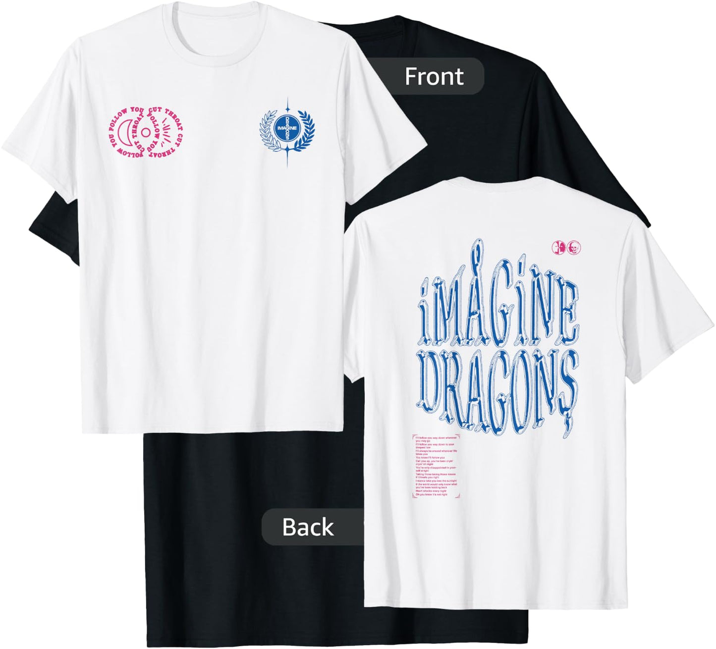Imagine Dragons Cutthroat Symbols T-Shirt - T-Shirt | Black