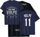 Anthony Volpe New York Baseball Name & Number (Front & Back) T-Shirt - T-Shirt | Black