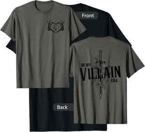 Double Sided Dark Romance Enemies To Lover In My Villain Era T-Shirt - T-Shirt | Black