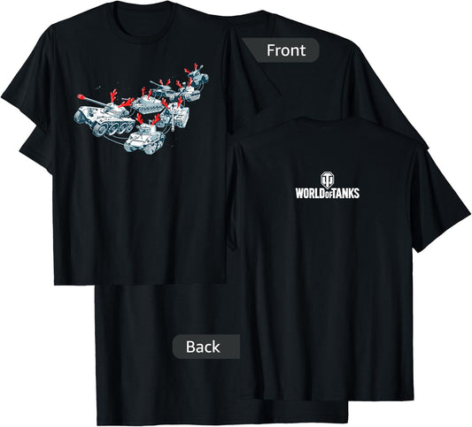 World of Tanks Santa's Tankdeer Harness T-Shirt - T-Shirt | Black