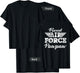 Proud US Air Force Pawpaw Pride Military Family Grandpa Gift T-Shirt - T-Shirt | Black