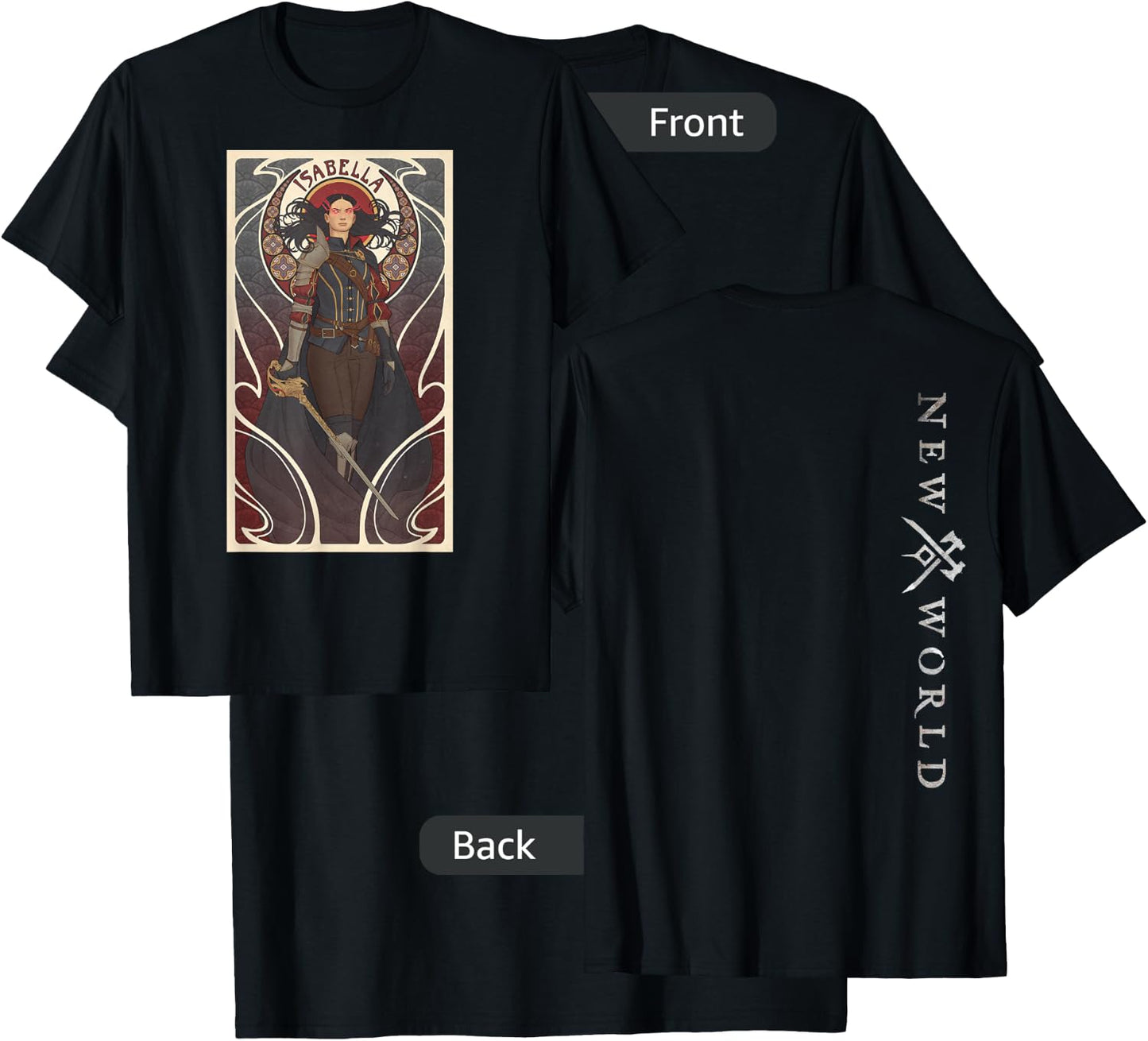 New World Isabella T-Shirt - T-Shirt | Black