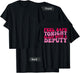 Feel Safe Tonight Sleep With A Deputy Funny Wife Police COP T-Shirt - T-Shirt | Black