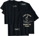 Lake Tahoe California Mountains Outdoors Front & Back T-Shirt - T-Shirt | Black