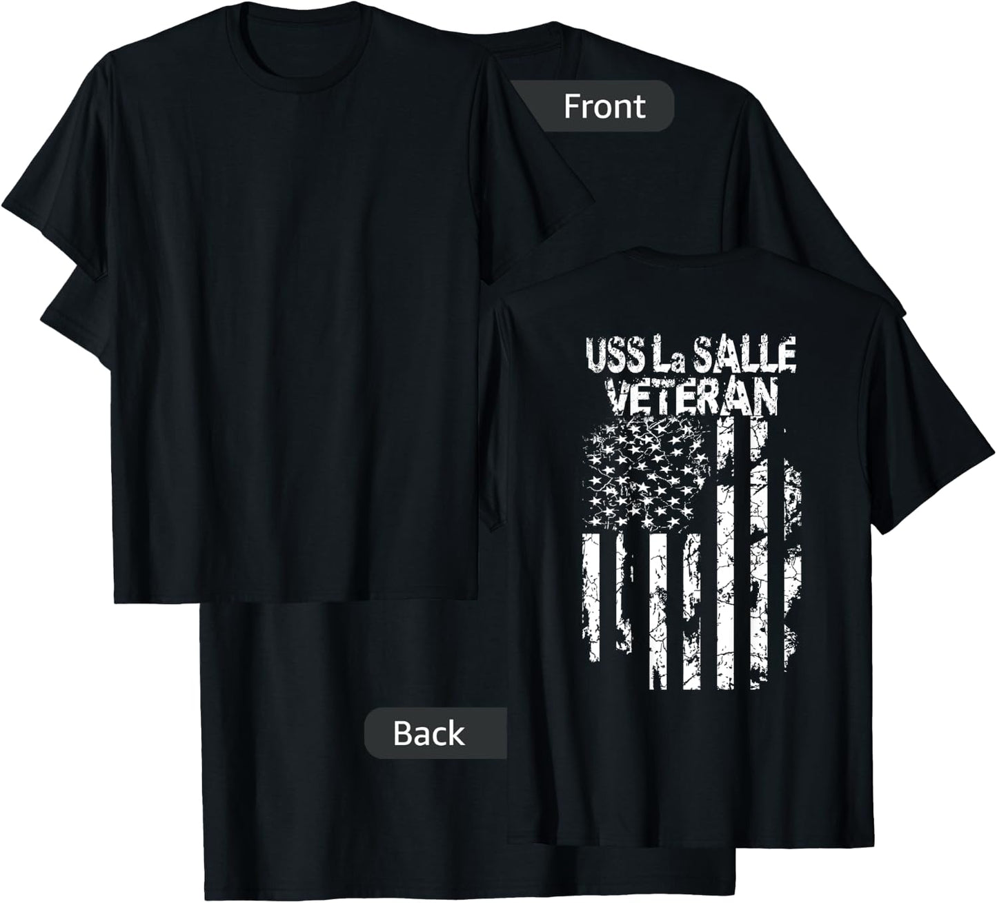 USS La Salle T-Shirt - T-Shirt | Black