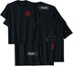 Ghost of Tsushima Front and Back Katana Leaves Video Game T-Shirt - T-Shirt | Black