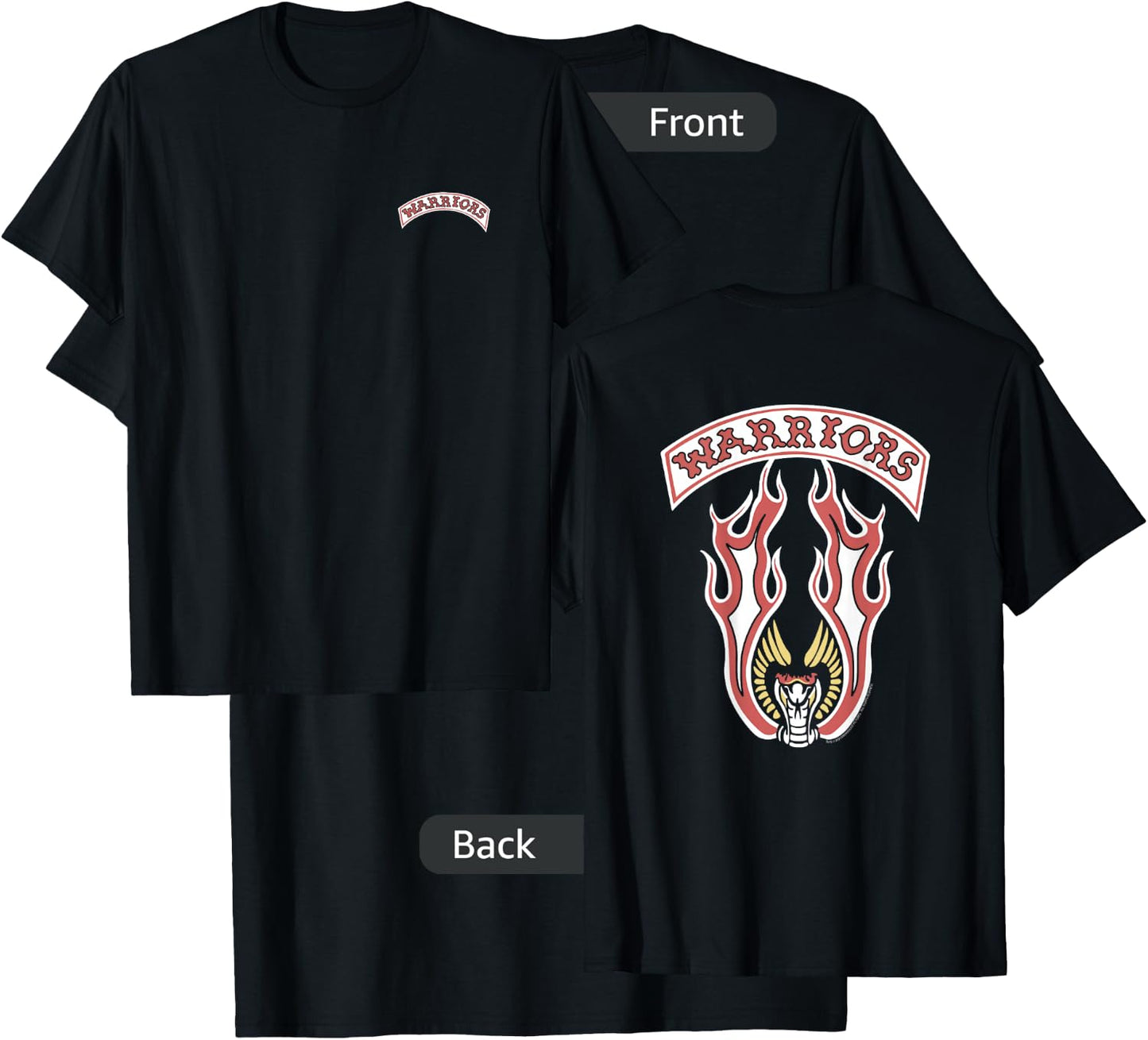 The Warriors Gang Logo T-Shirt - T-Shirt | Black