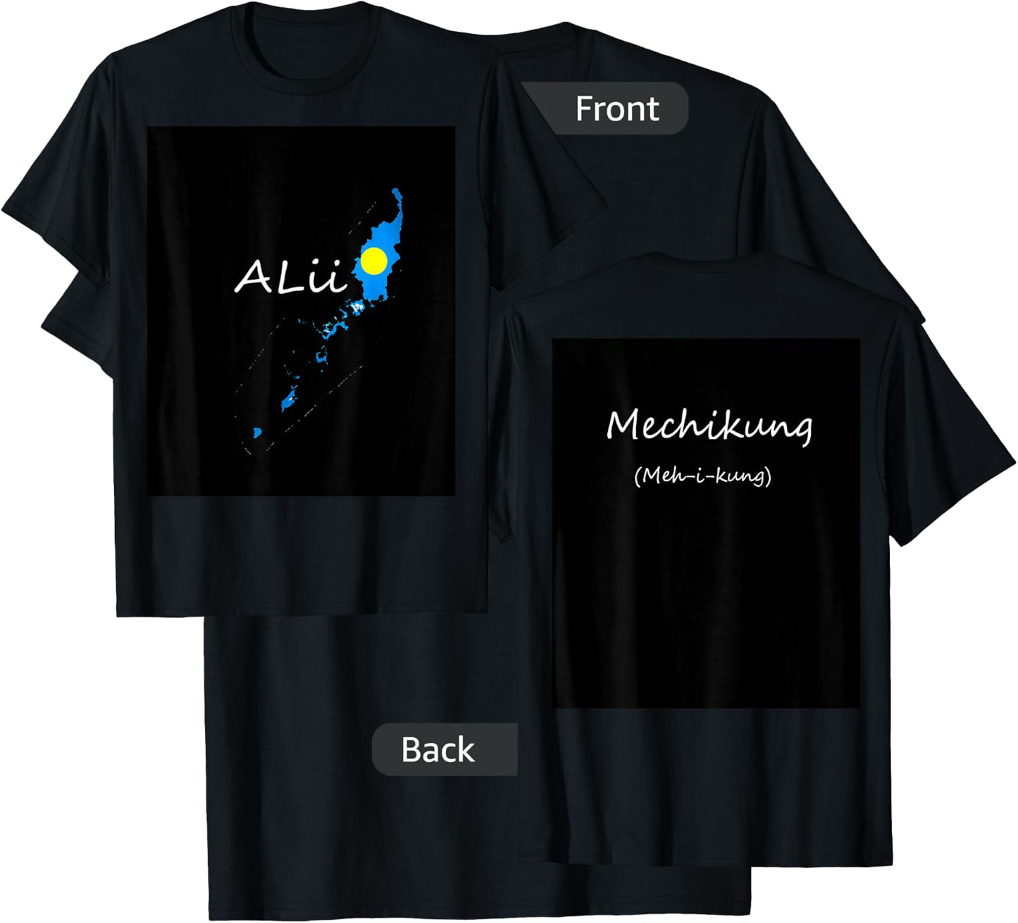 Language of Palau T-Shirt - T-Shirt | Black
