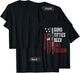 Guns Titties Beer & Freedom - Funny Guns Drinking - ON BACK T-Shirt - T-Shirt | Black