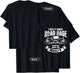 Trucker Gifts Tractor Trailer 18 Wheeler Design On Back T-Shirt - T-Shirt | Black