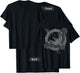 Raven Knotwork Moon Viking (on Back) T-Shirt - T-Shirt | Black