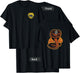 Cobra Kai Cobra Strike Hard Cobra Front and Back Logo Show T-Shirt - T-Shirt | Black