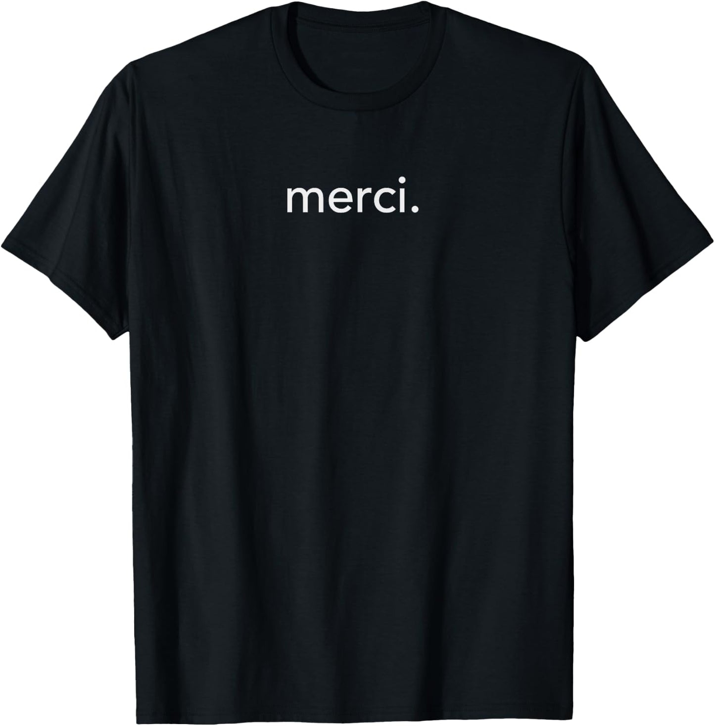 Minimalistic merci. Minimal T-Shirt - T-Shirt | Black