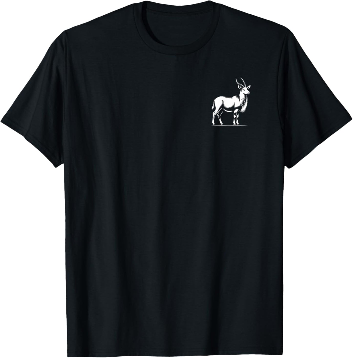 Lechwe Dad Mom Lover - Monochromatic Lechwe T-Shirt - T-Shirt | Black