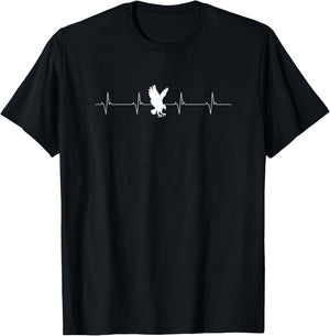 Falconer lifeline falconry hawking falconer gift T-Shirt - T-Shirt | Black