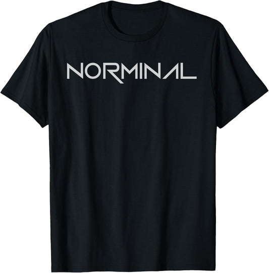 Funny Norminal Aereospace Engineer Science Rocket Aviation T-Shirt - T-Shirt | Black