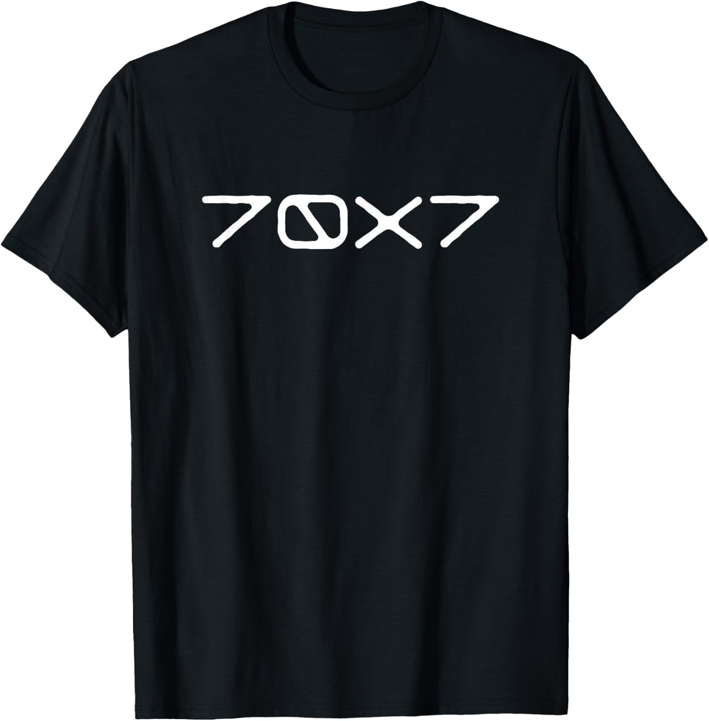 70 x 7 Forgive Others Seventy times Seven Matthew 18:22 T-Shirt - T-Shirt | Black