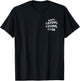 Anti Lifting Lifting Club: White Logo (Front + Back) T-Shirt - T-Shirt | Black