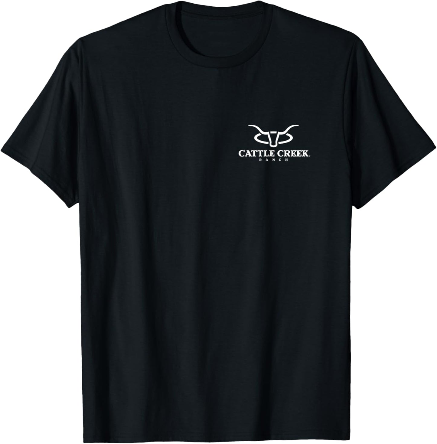 Cattle Creek Original Ranching Graphic T-Shirt - T-Shirt | Black