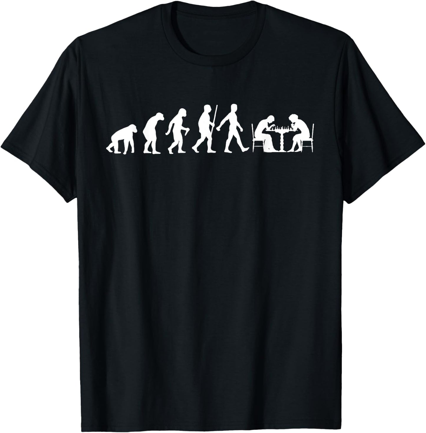 Funny Chess Designs For Kids Men Women Board Game Players T-Shirt - T-Shirt | Black
