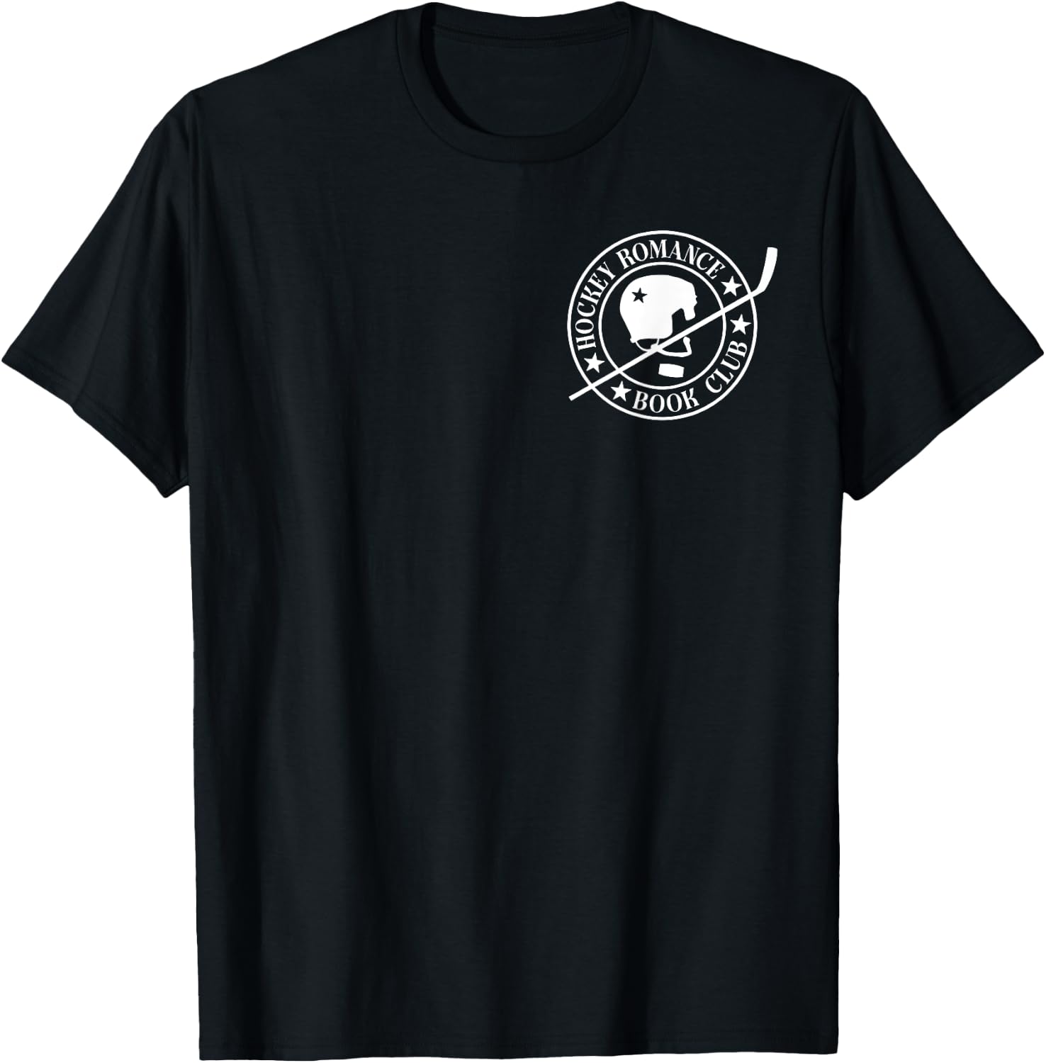 In My Hockey Romance Era | Romance Hockey Book Club T-Shirt - T-Shirt | Black