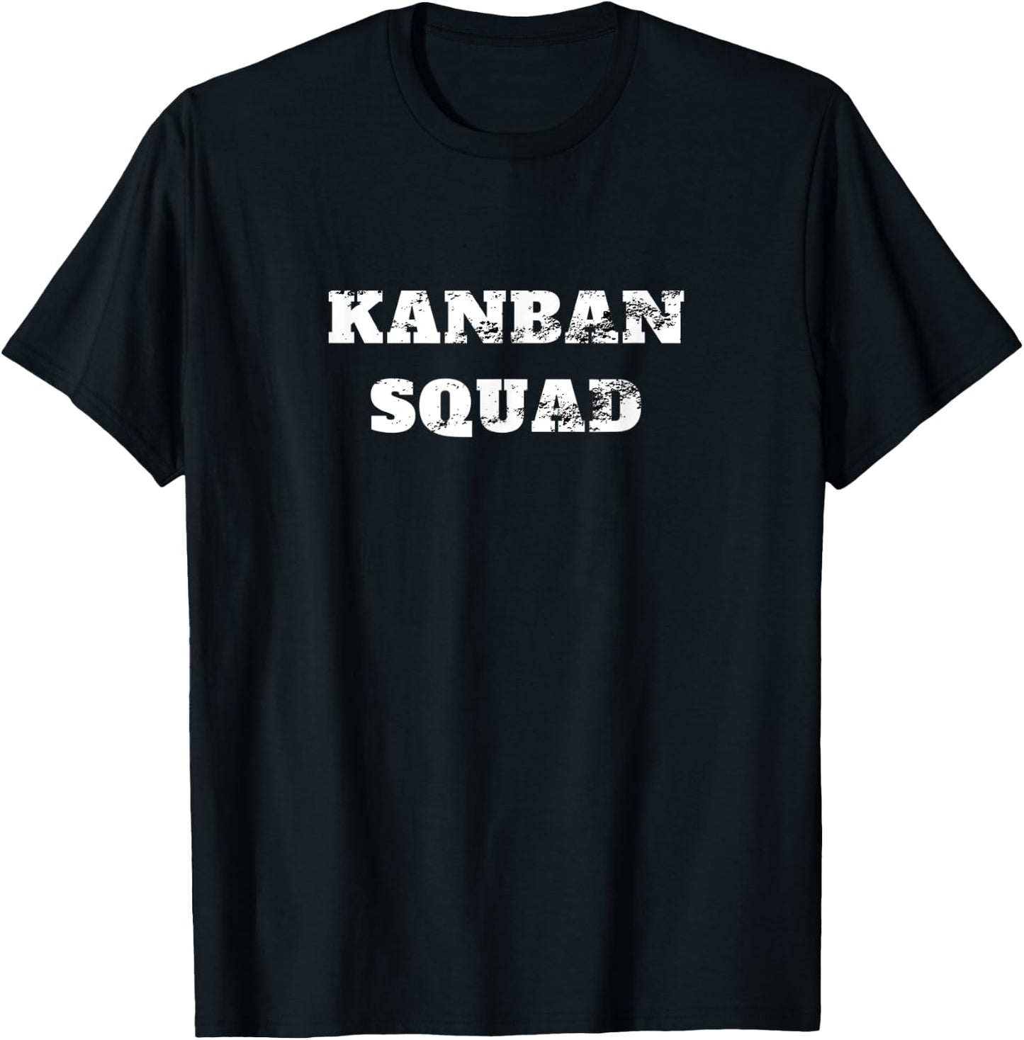 Kanban squad agile software development Retro Vintage T-Shirt - T-Shirt | Black
