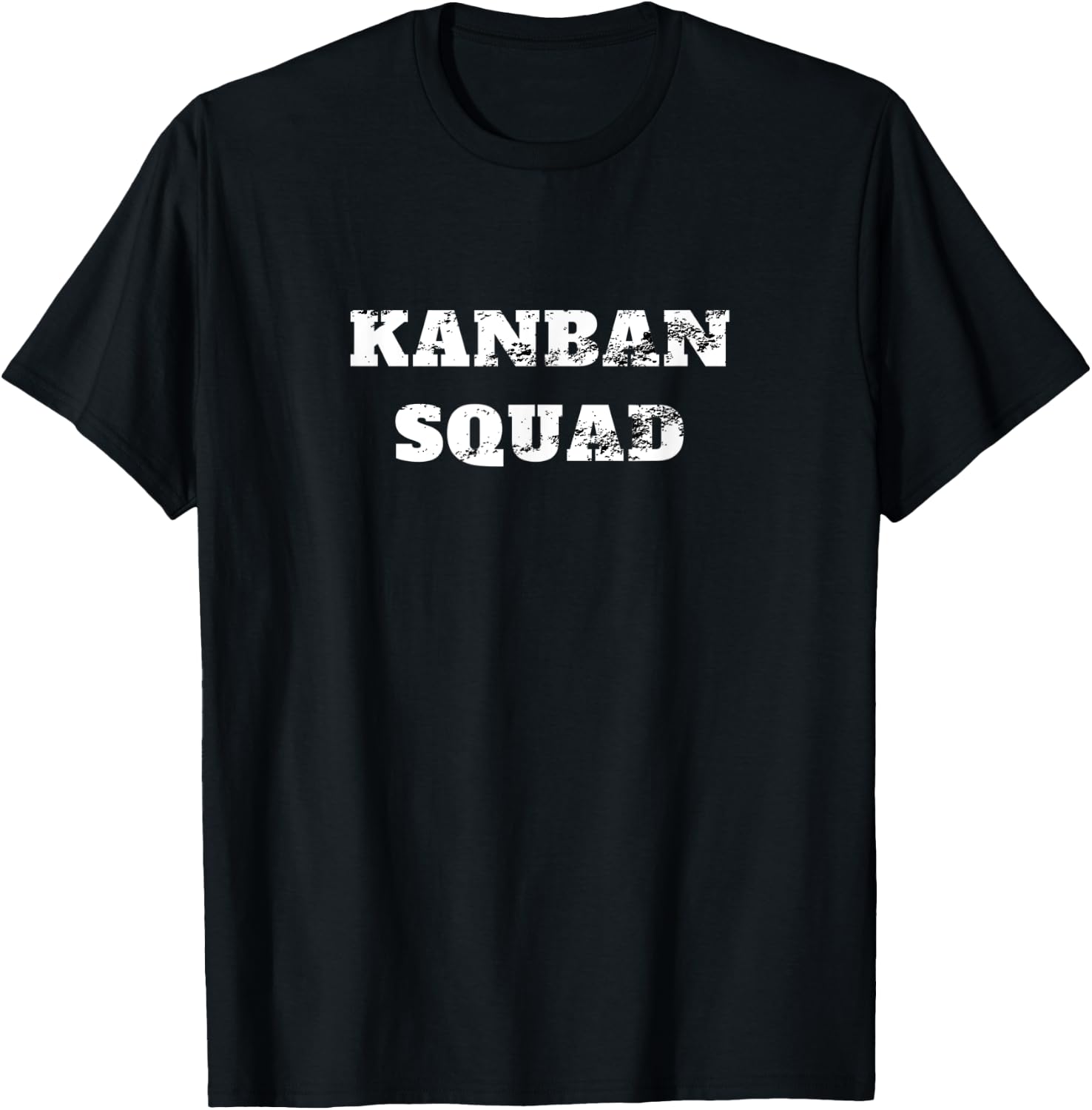 Kanban squad agile software development Retro Vintage T-Shirt - T-Shirt | Black