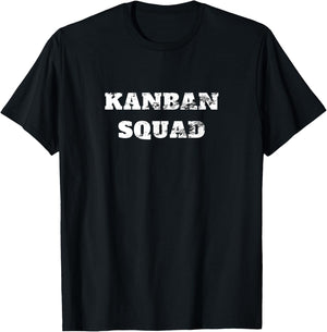 Kanban squad agile software development Retro Vintage T-Shirt - T-Shirt | Black