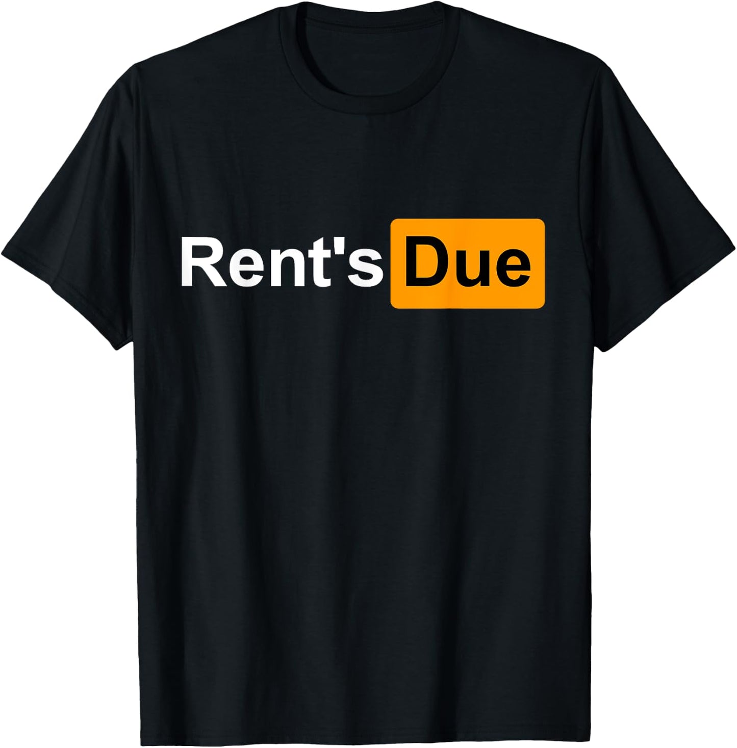 Rent's Due Funny Rent is Due Roommates Bodybuilding Shirt T-Shirt - T-Shirt | Black