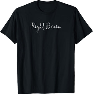Right Brain T-Shirt - T-Shirt | Black