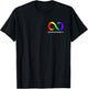 Embrace Neurodiversity Autism ADHD ASD Infinity Rainbow T-Shirt - T-Shirt | Black