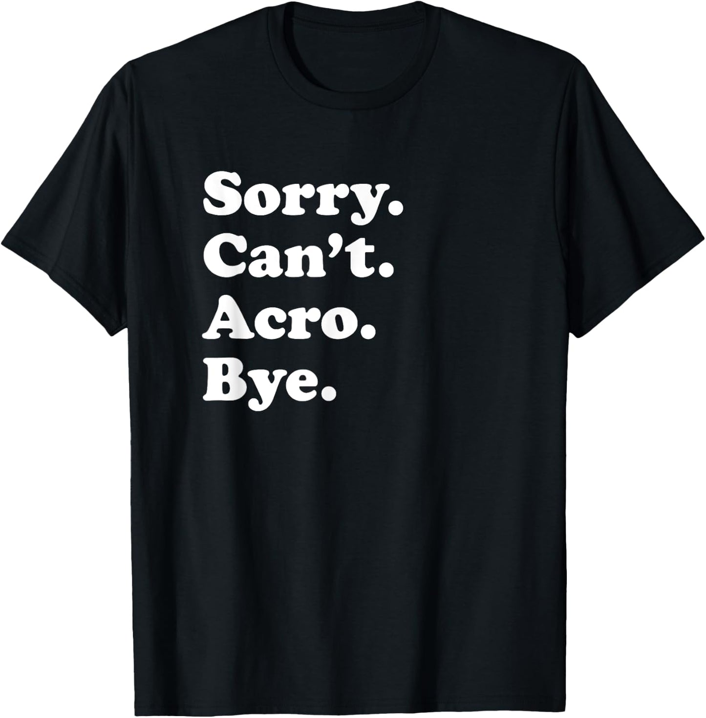 Funny Acro Dance Gift Women Boys or Girls T-Shirt - T-Shirt | Black