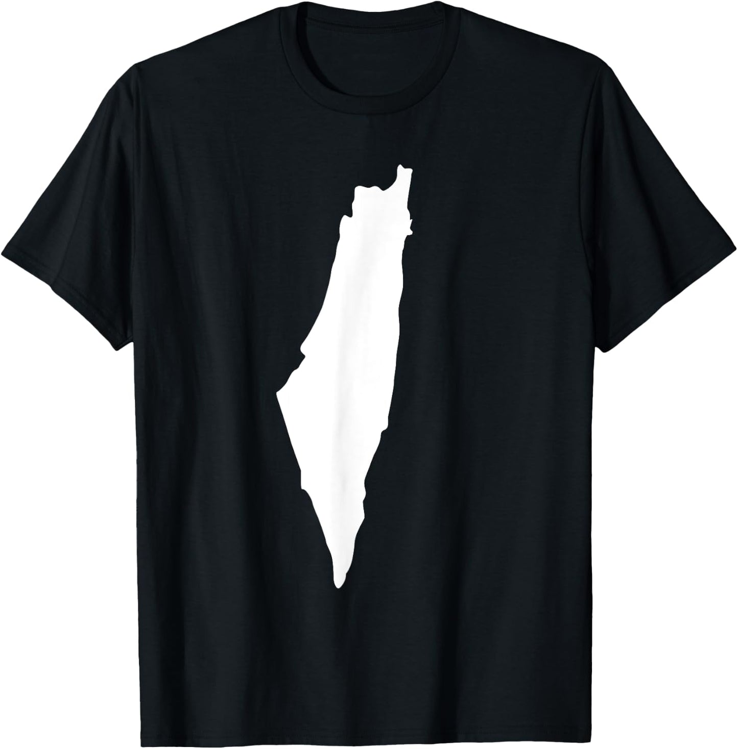 Israel map T-Shirt - T-Shirt | Black