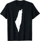 Israel map T-Shirt - T-Shirt | Black