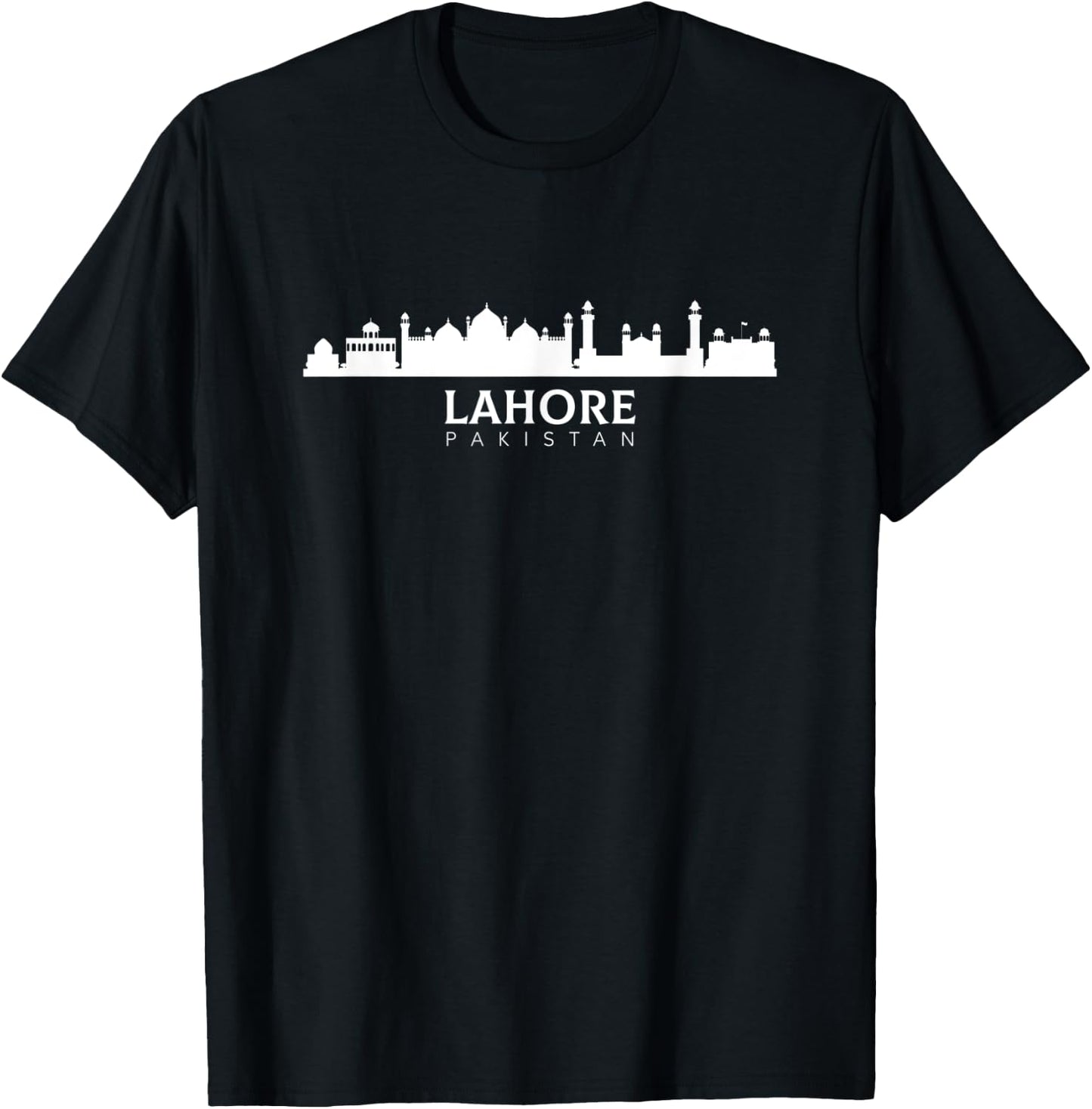 Lahore skyline, pakistan T-Shirt - T-Shirt | Black