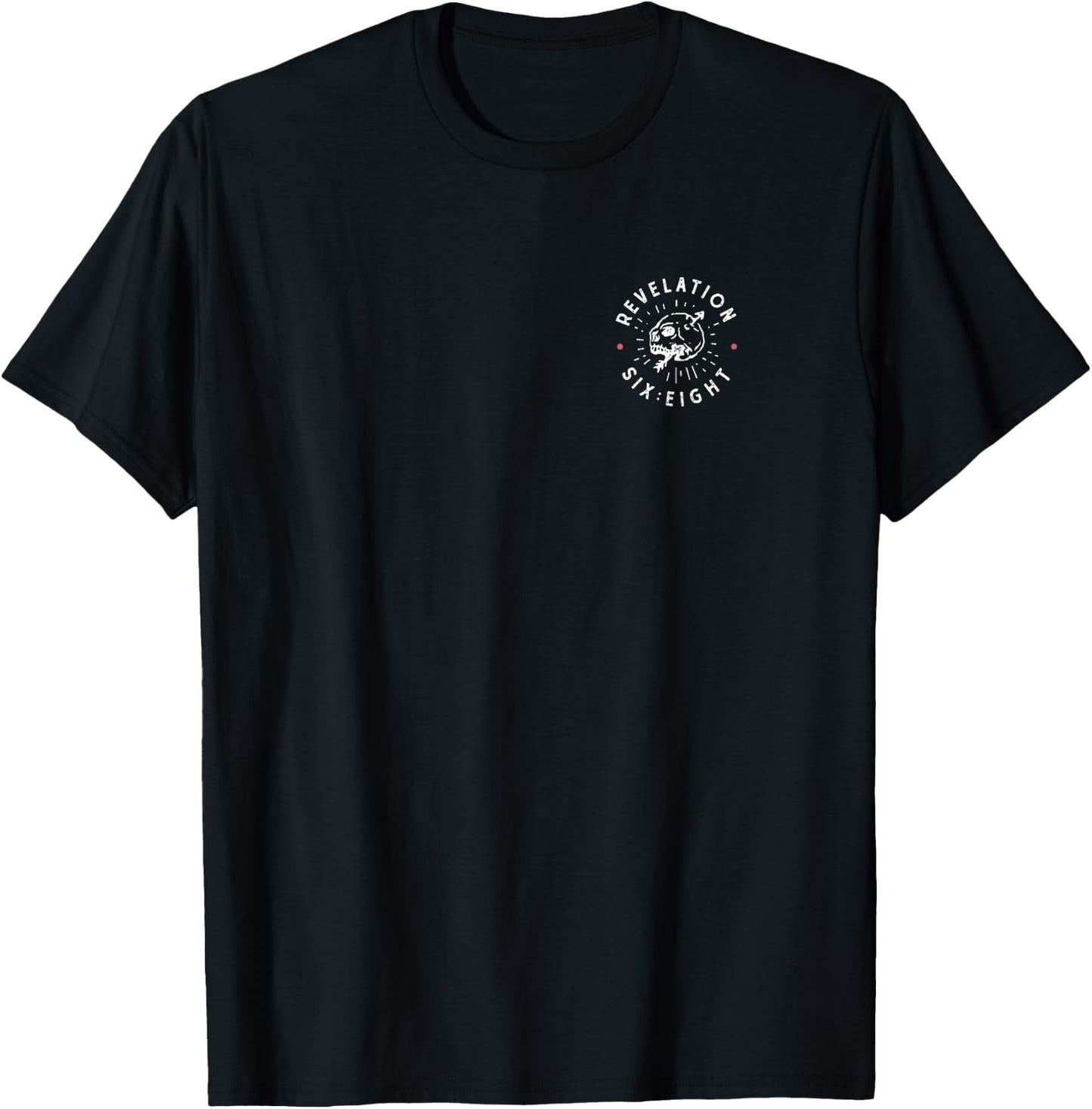 Hell Followed With Him Christian Apocalypse Revelation Verse T-Shirt - T-Shirt | Black