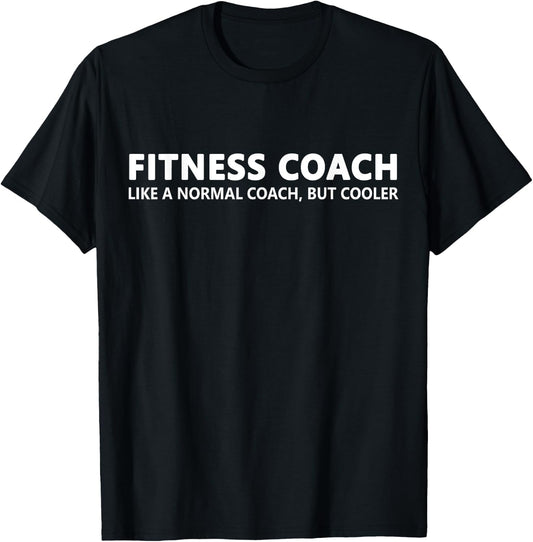 Funny Fitness Trainer Definition Fitness Coach T-Shirt - T-Shirt | Black