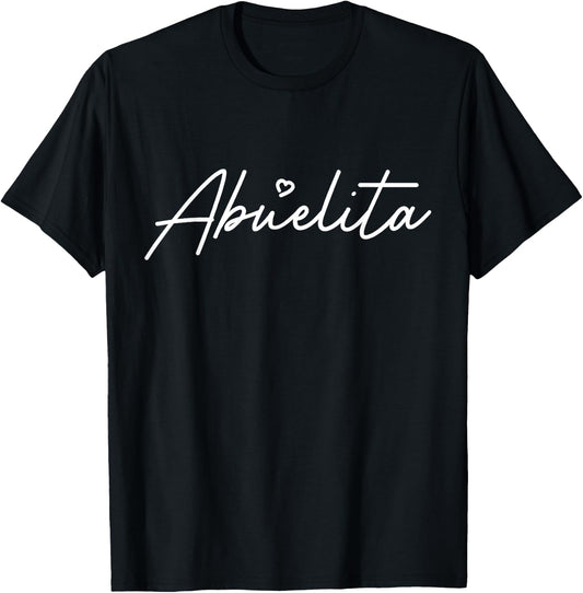 Women's Abuelita Cute Mother's Day Gift In Spanish Grandma T-Shirt - T-Shirt | Black