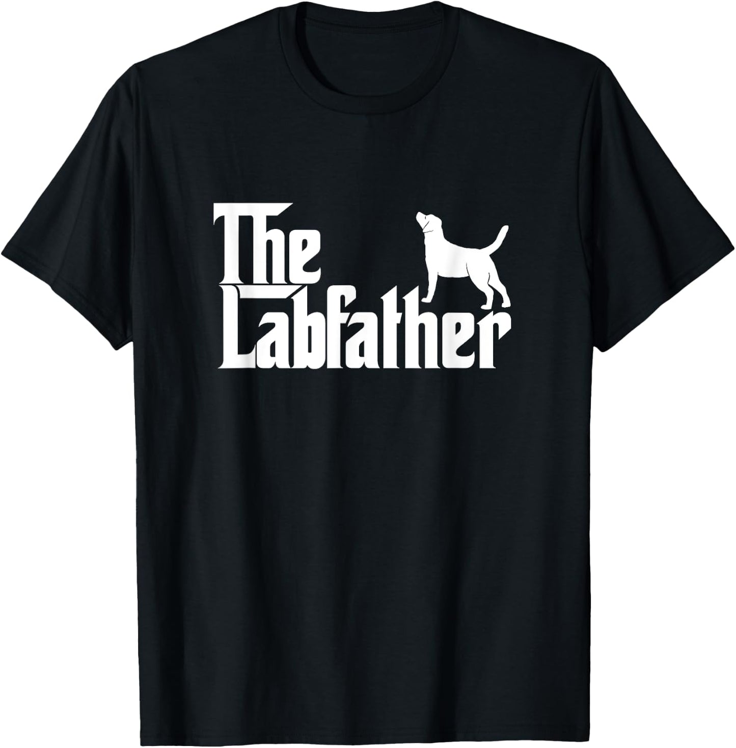 Funny Labrador Owner The Labfather Lab Father Gift T-Shirt - T-Shirt | Black